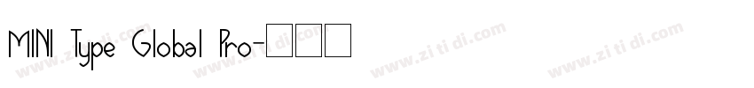MINI Type Global Pro字体转换